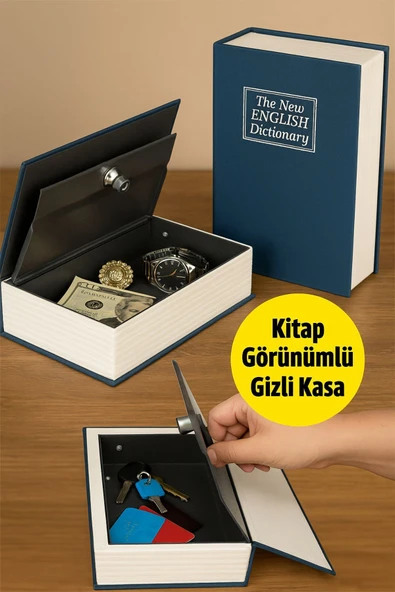 Kitap Kasa – Gizli Güvenlik Kutusu
