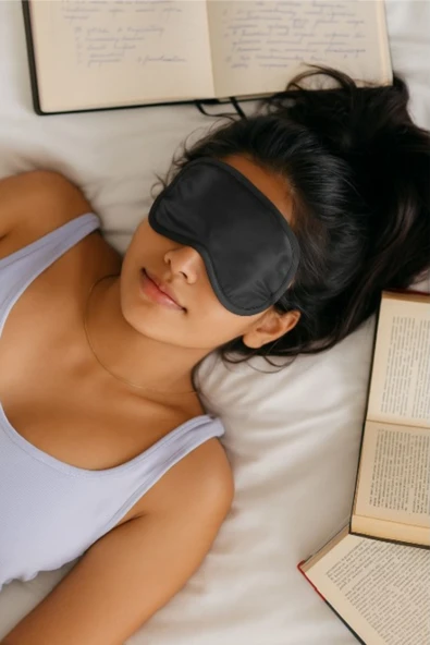 Rahat Uykular Siyah Uyku Bandı - 4