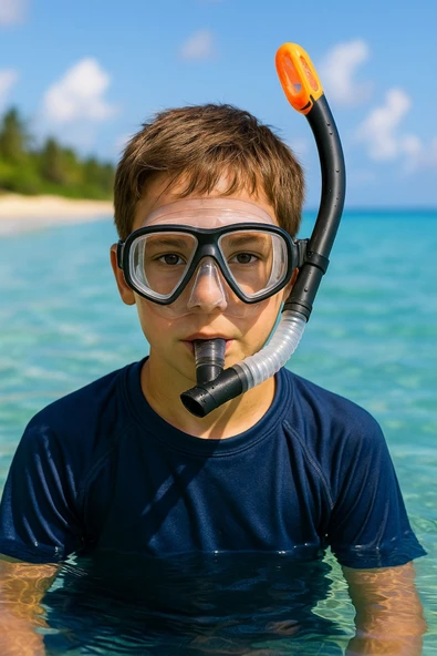 AquaPro Şnorkel + Maske Seti - Havuz-Deniz Maske ve Şnorkel Set + 14 Yaş - 3