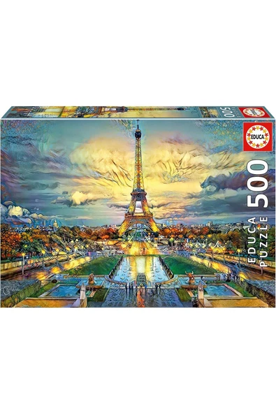 Educa 500 Parça Eyfel Kulesi Puzzle - 19621 - Eiffel Tower
