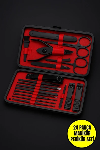 Profesyonel Tırnak Bakım Çantası | 24'lü Set - 4
