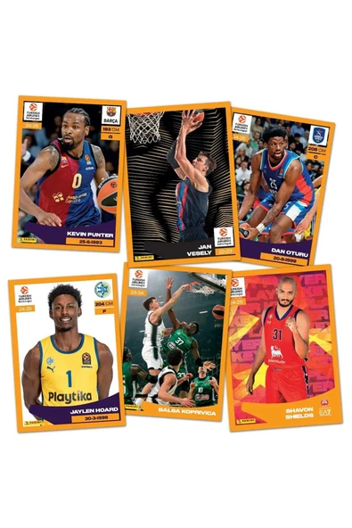 2024-25 Turkish Airlines EuroLeague Panini Official Sticker Collection Hardcover-Bundle Ltd Edition - 7