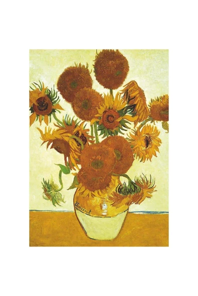 Vincent Van Gogh Teras Kafe Ve Ayçiçekleri 2x1000 Parça Puzzle - 2