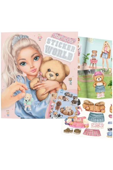 Takım Teddy Sticker Dünya Kitabı