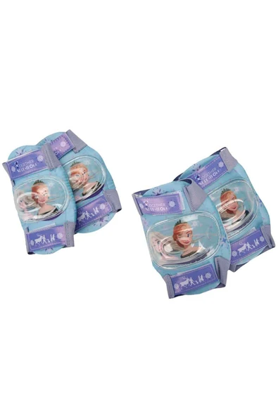 Frozen Çantalı Dizlik ve Dirseklikli 4 Teker Paten Seti - Mor - (22 - 29 Numara için Ayarlanabilir) - 4