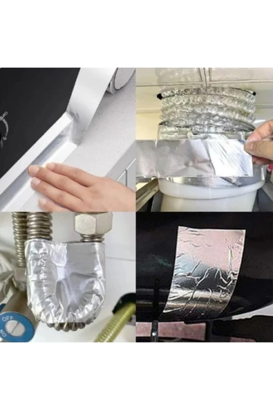 Kendinden Yapışkanlı Alüminyum Su Sızdırmaz Yanmaz Bant - 2