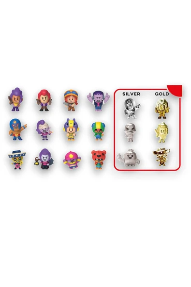 3 Adet Brawl Stars Sürpriz Figür Seri 2 - 2