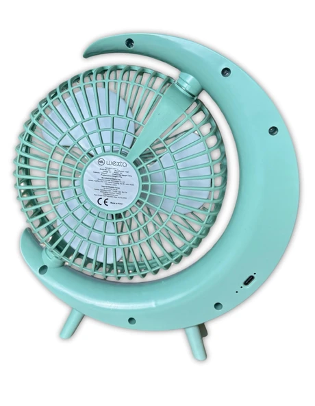 S24 Taşınabilir Masaüstü Yeşil Usb Fan - 4