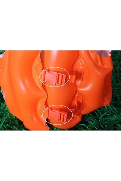 Kırmızı Yakalı Şişme Yelek 50x47 Cm - 2