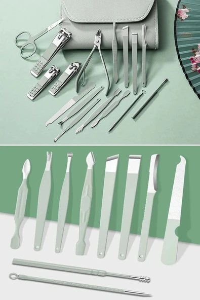 16 Parça Manikür & Pedikür Seti - 6