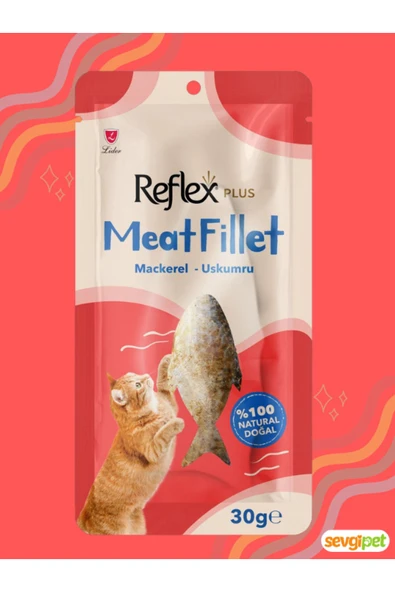 Reflex Plus Meat Fillet / Uskumru Balığı Fileto - Taze ve Lezzetli 30gr