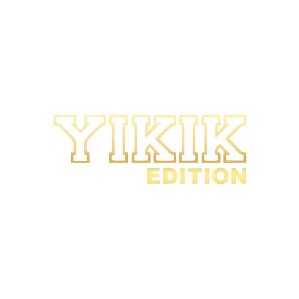 Yıkık Edition Araba Sticker 17x17 Cm Gold ürün görseli