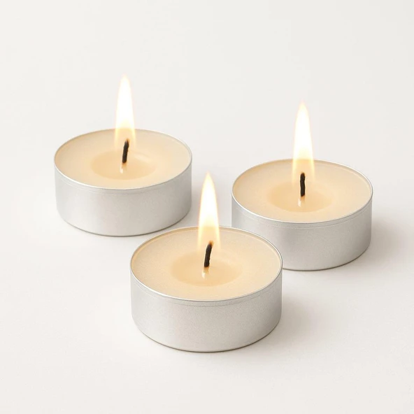 Kruvazör  Roll-up Beyaz Tealight Mum 7,5gr 100lü