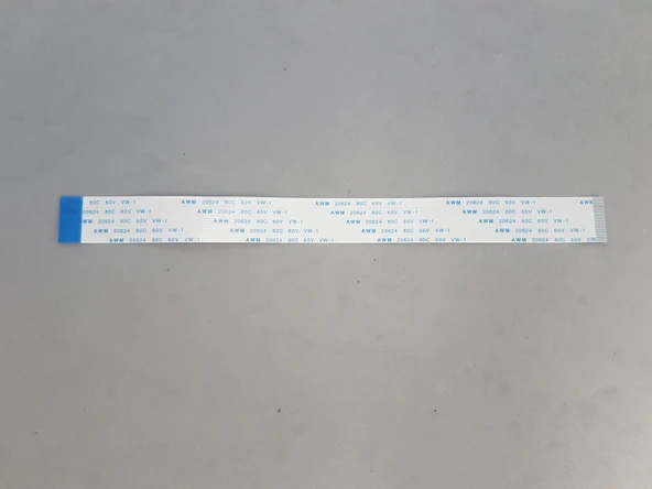 33 Pin 20cm Ters 0.5mm Adımlı Esnek Flex Kablo Awm 20624 80c 60v Şerit Fleks Film