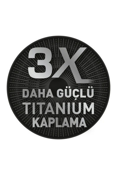 Titanyum 3X Ultimate İndüksiyon Tabanlı Tava - 26 cm - 8
