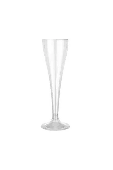 Süpertrend  Roll-up  Şeffaf Ayaklı Plastik Şampanya Kadehi 6lı