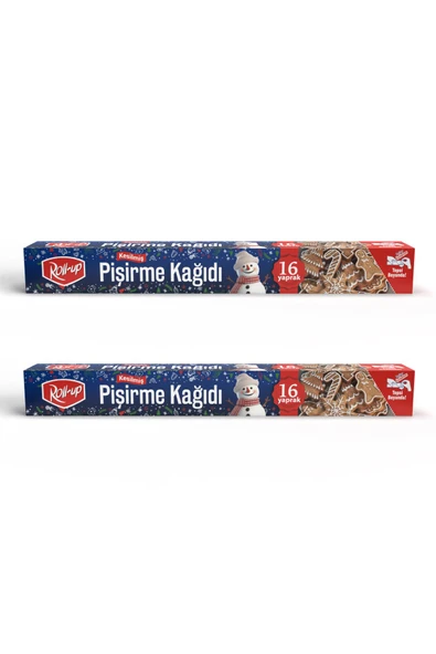 Süpertrend  Roll-up Kış Temalı Kesilmiş Pişirme Kağıdı 37cm X 42cm 16 Yaprak 2 Adet - 1