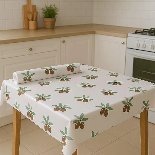 Süpertrend  Roll-up Rulo Kağıt Masa Örtüsü Zeytin Desenli 100 X 150cm 16 Yaprak