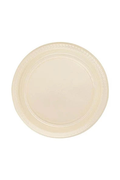 Süpertrend  Roll-up Plastik Tabak Krem 22cm 25li