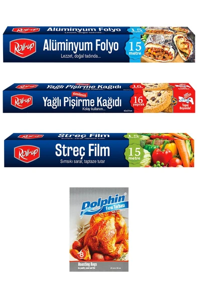 Süpertrend  Roll-up Ekonomik 4lü Mutfak Seti - 2