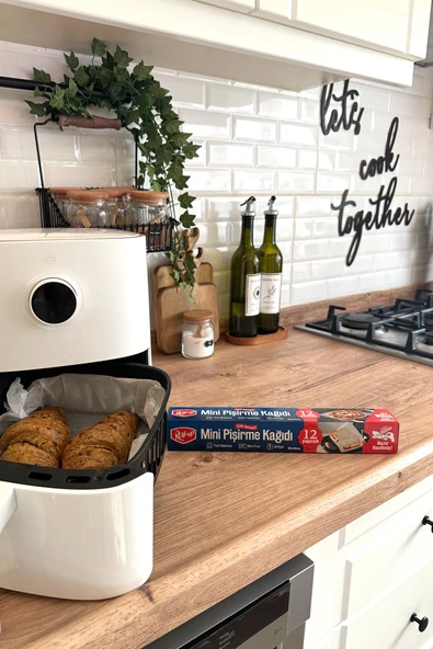 Süpertrend  Roll-up Kesilmiş Mini Pişirme Kağıdı Airfryer - Tost Makinesi - Mini Fırın Uyumlu 12 Yaprak X 6 Kutu - 2