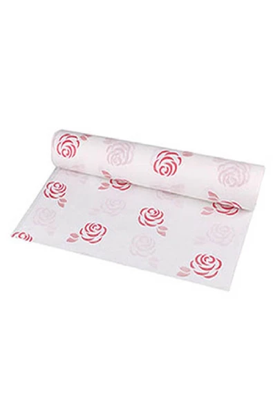 Süpertrend  Roll-up Çiçek Desenli Rulo Kağıt Masa Örtüsü 100cmx120cm 80 Yaprak