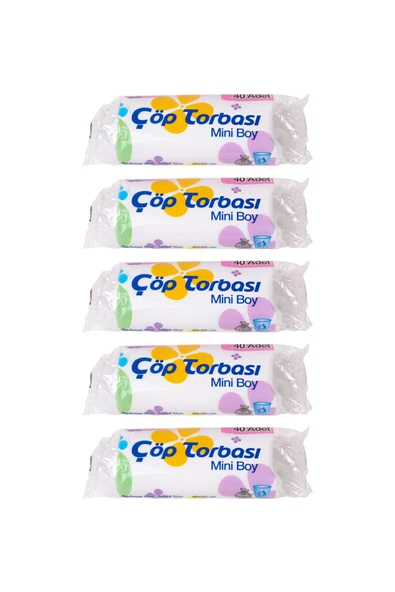 Süpertrend  Mini Çöp Poşeti Seti 5 Adet