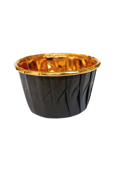 Süpertrend  Dolphin Muffin-kek Kapsülü Siyah-altın 25li - 2