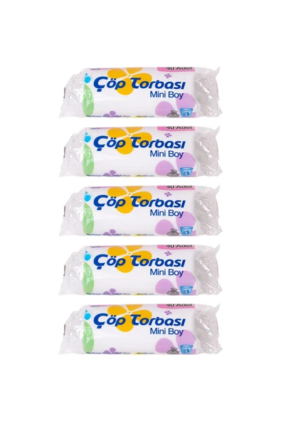 Kruvazör  Mini Çöp Poşeti Seti 5 Adet