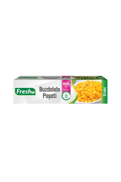 Süpertrend  Fresh-up Büyük Boy Buzdolabı Poşeti 30x45cm 15'li