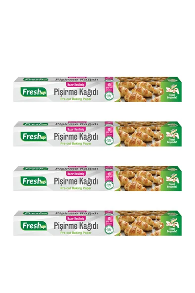 Süpertrend  Fresh-up Kesilmiş Pişirme Kağıdı 37cm X 42cm 10 Yaprak X 4 Paket
