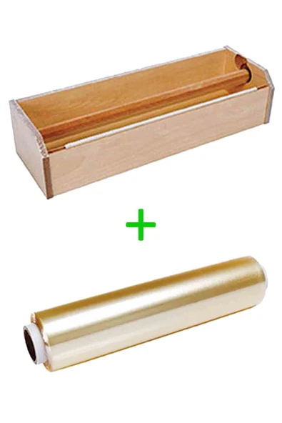 Kruvazör  Roll-up 45x300m 8mic Streç Film Ve Kesme Aparatı Seti 2 Parça