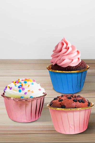 Kruvazör  Dolphin Muffin-kek Kapsülü Rose Gold 25li - 3