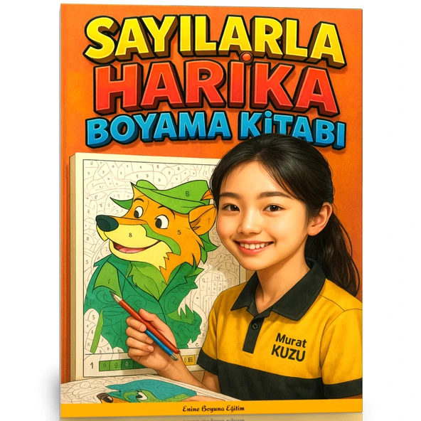Sayılarla Harika Boyama Kitabı (98 Süper Boyama)