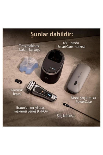 Series 9 PRO+ 9577cc Islak & Kuru Tıraş Makinesi, SmartCare Merkezi, PowerCase - 6