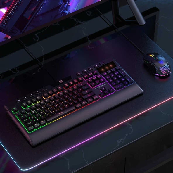 Onikuma G21 RGB Oyuncu Klavye Mouse Seti - 3