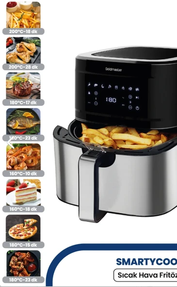Goldmaster Smarty Cook GM7486 7 lt Yağsız Fritöz - 4
