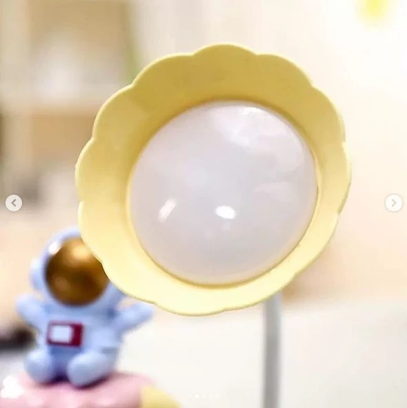 Çocuk Odası Ay ve Astronot Desenli Gece Lambası - 2