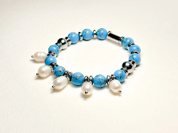 SAFİR AY LASTİKLİ BİLEKLİK ürün görseli 1