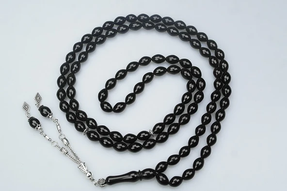 Oltu Sıkması 99 Sayılı Beyzi Model Namaz Tespihi - Resim 3