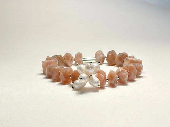 LUMİN  GÜNEŞTAŞI LASTİKLİ BİLEKLİK - Resim 2