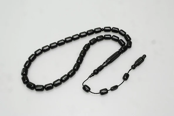 Oltu Taşı Nakkaş İmame  Sade Tespih ürün görseli