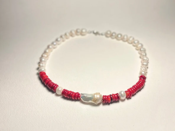 KIZIL HARMONİ KOLYE ürün görseli