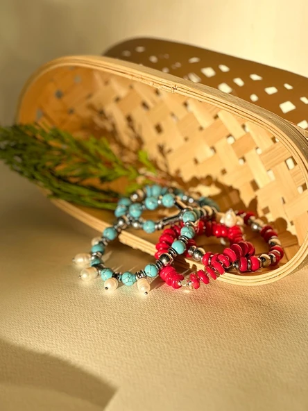 SAFİR AY LASTİKLİ BİLEKLİK - Resim 4