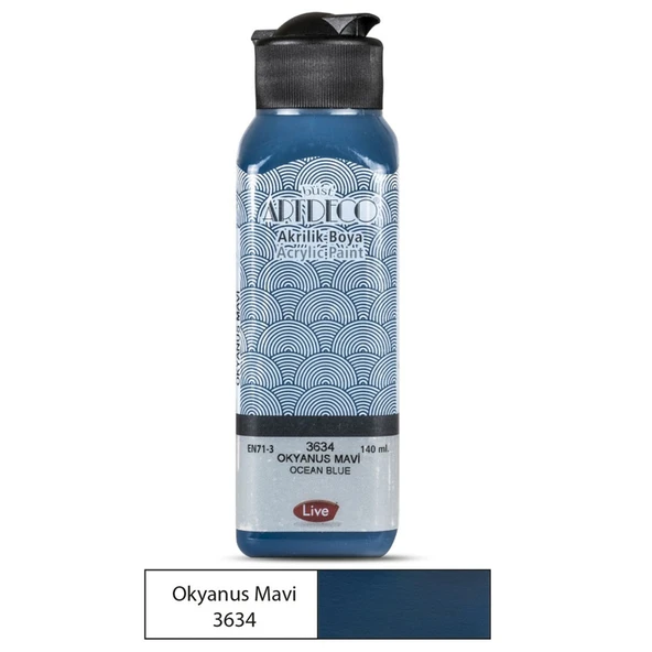 Artdeco Akrilik Boya 140 Ml Okyanus Mavi 3634