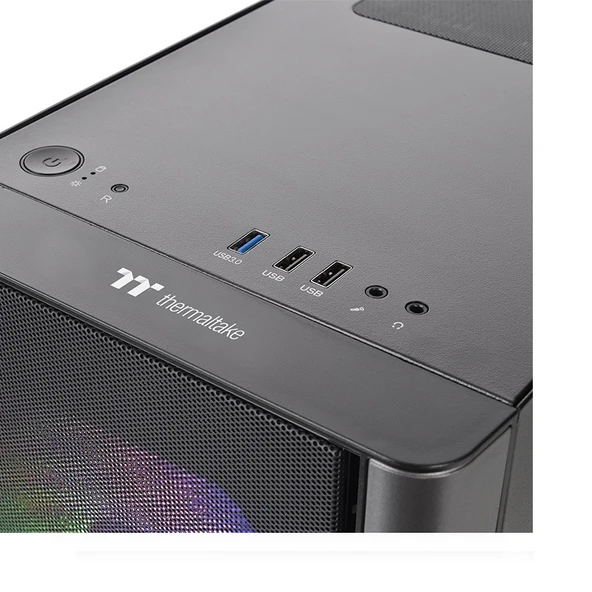 THERMALTAKE V150 BREEZE TG CA-1R1-00S1WN-02 GAMING MICRO-TOWER PC KASASI - Resim 5