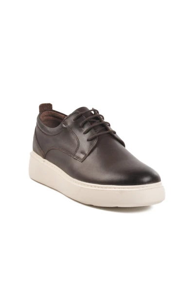 Aspor Kahve Hakiki Deri Erkek Casual Ayakkabı - Resim 3