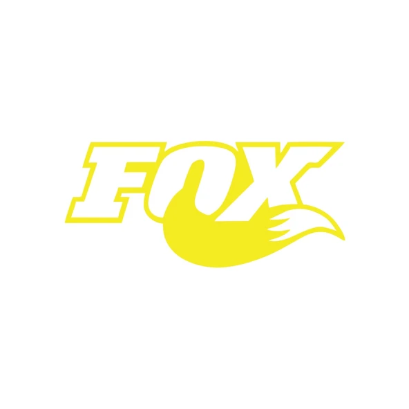 Fox Araba Sticker 17x17 Cm Sarı