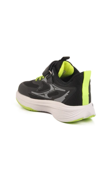 Aspor Siyah Cırtlı Erkek Çocuk Spor Ayakkabı - Resim 4