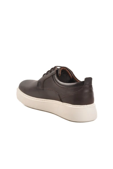 Aspor Kahve Hakiki Deri Erkek Casual Ayakkabı - Resim 4